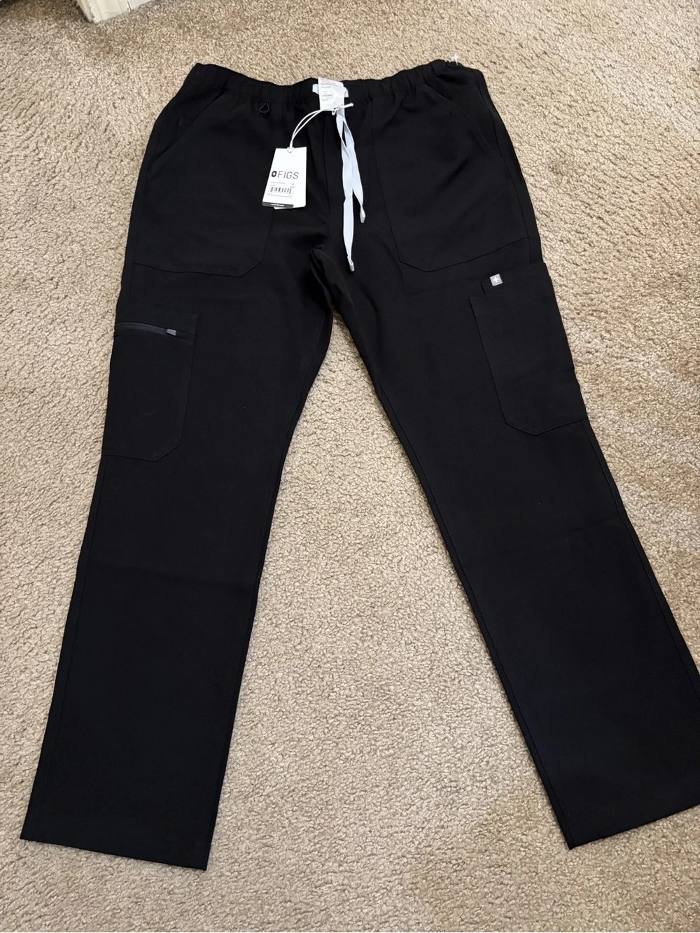 FIGS cairo zip fly scrub pants nwt medium